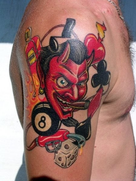 teufel tattoo 564