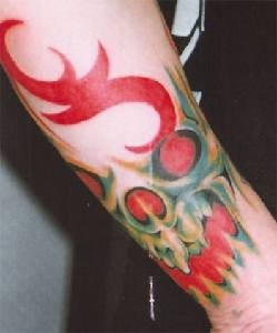 schadel tattoo 528