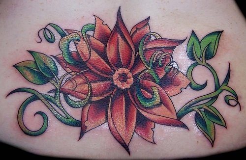 unteren ruecken tattoo 548