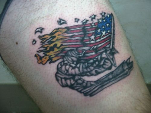 usa amerikanische tattoo 1048