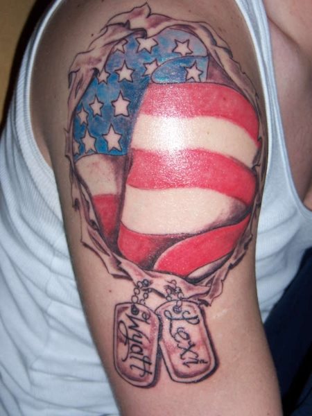 usa amerikanische tattoo 1012