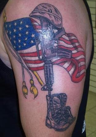 usa amerikanische tattoo 1014