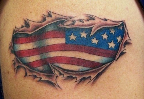 usa amerikanische tattoo 1025