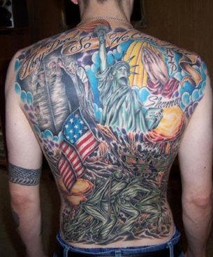 usa amerikanische tattoo 1029