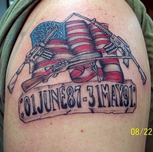 usa amerikanische tattoo 1031