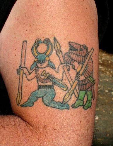 wikinger tattoo 1054