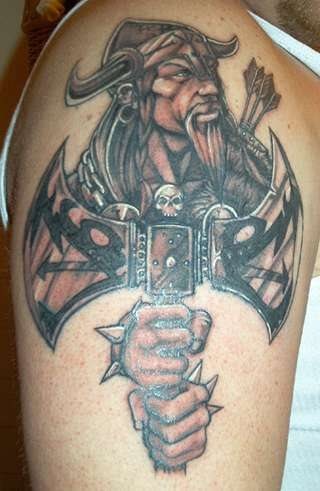 wikinger tattoo 1025