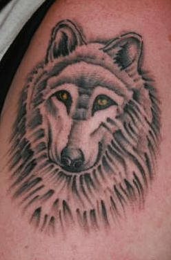 wolf tattoo 1043