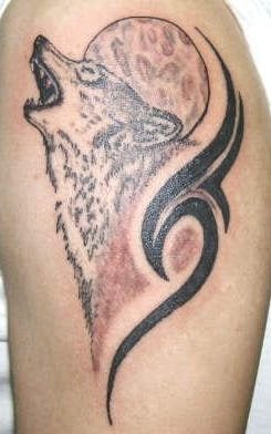 wolf tattoo 1045