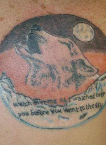 wolf tattoo 1046