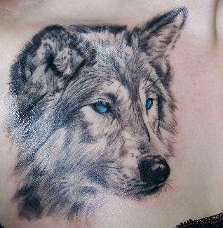 wolf tattoo 1048