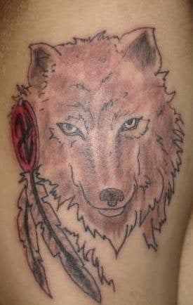 wolf tattoo 1051