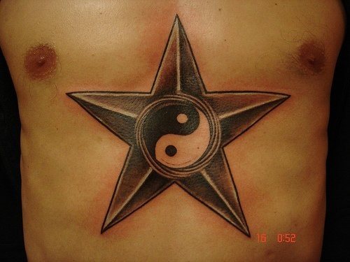 yin und yang tattoo 1032