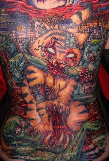 zombie tattoo 1044