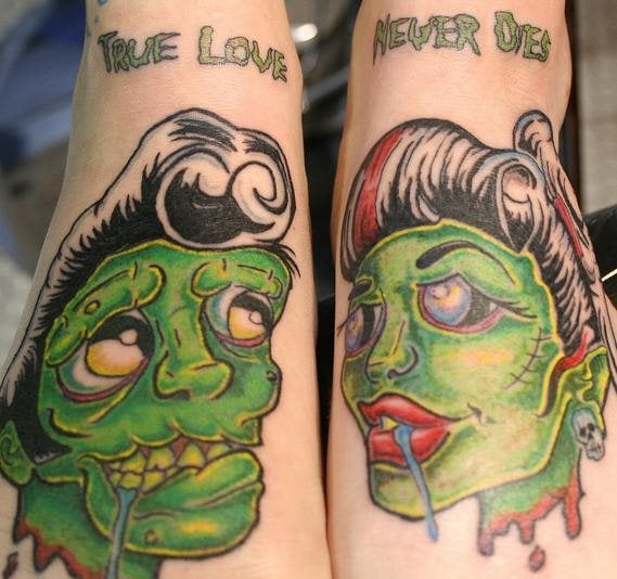 zombie tattoo 1046