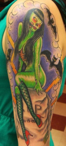zombie tattoo 1055