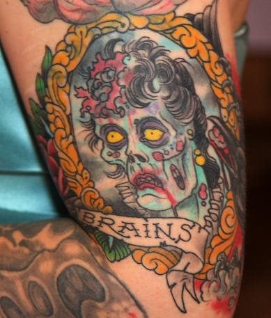 zombie tattoo 1059