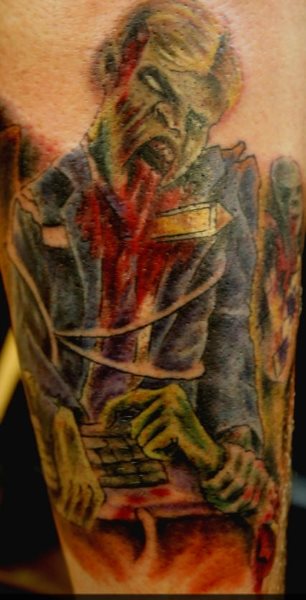 zombie tattoo 1063