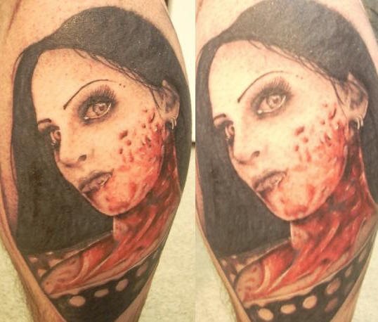 zombie tattoo 1069