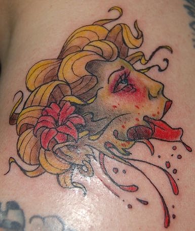 zombie tattoo 1077