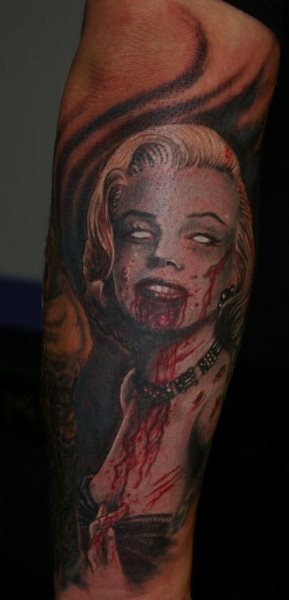 zombie tattoo 1081