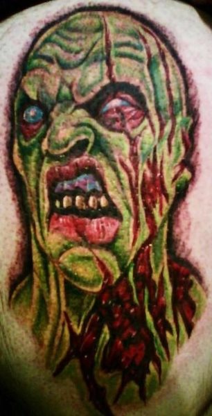 zombie tattoo 1087