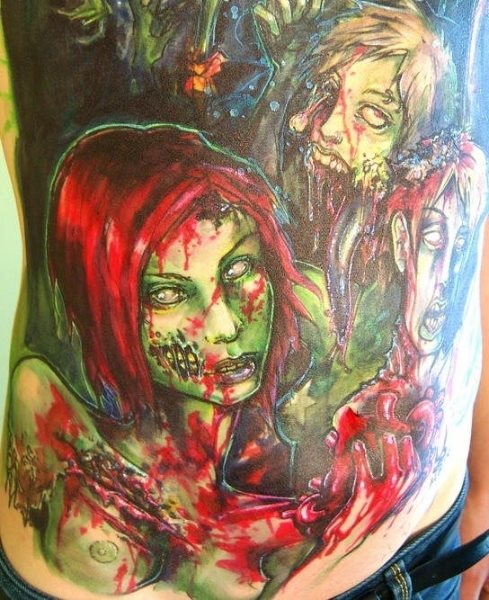 zombie tattoo 1092