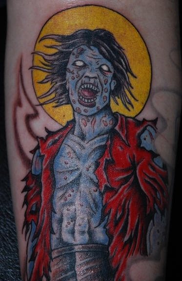 zombie tattoo 1098