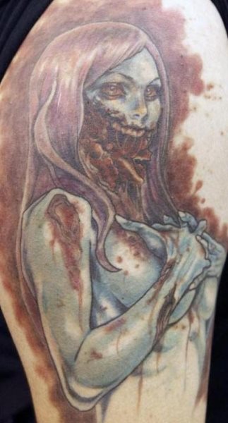 zombie tattoo 1107