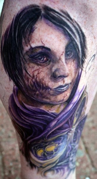 zombie tattoo 1007