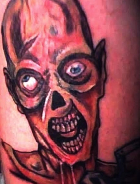 zombie tattoo 1009