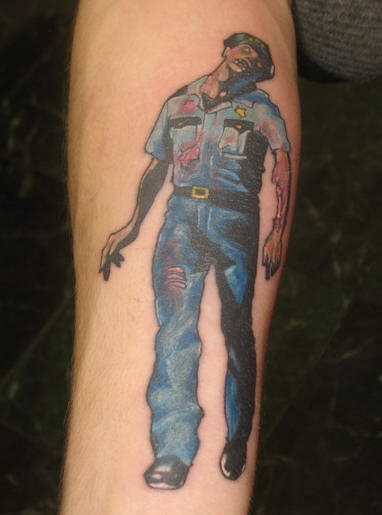 zombie tattoo 1011