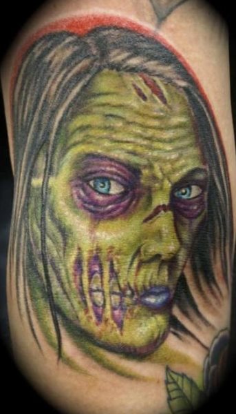 zombie tattoo 1015