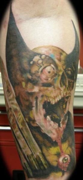 zombie tattoo 1018
