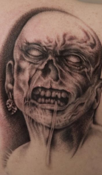 zombie tattoo 1023