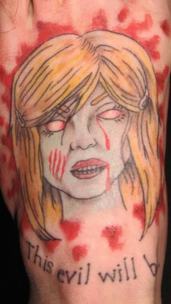 zombie tattoo 1025