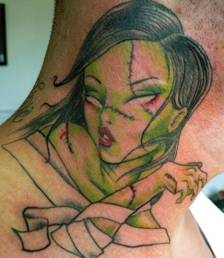 zombie tattoo 1035