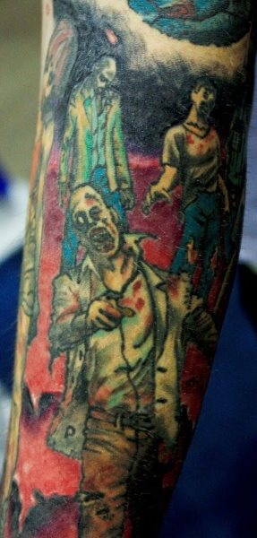 zombie tattoo 1036