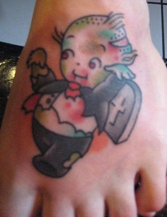 zombie tattoo 1041