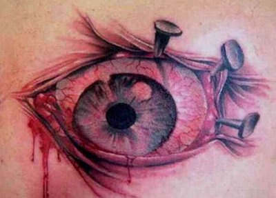 104 Tattoos von Pupillen, Augen und der Netzhaut