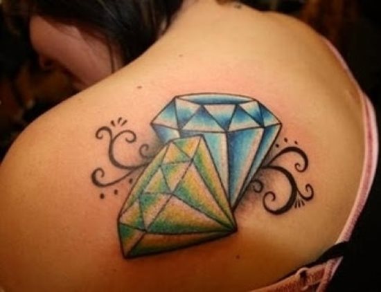 52 Diamant Edelstein Und Brilliant Tattoos