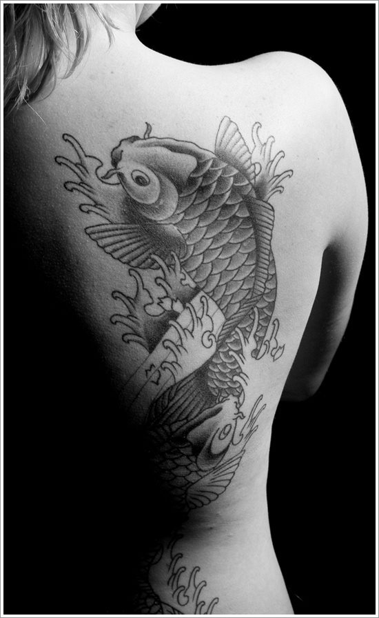 48 Fische-Tattoos für den Körper