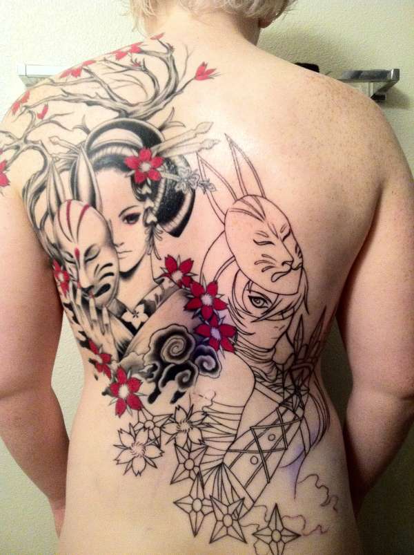 geisha tattoo 17