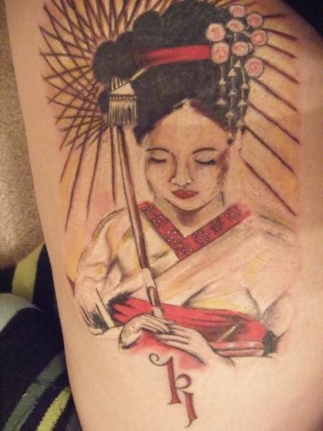 geisha tattoo 22