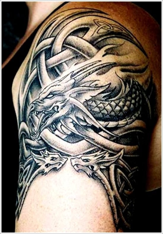 Tattoo keltischer bedeutung drache Drachen Tattoos