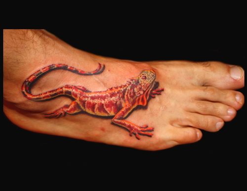 leguan tattoo 09