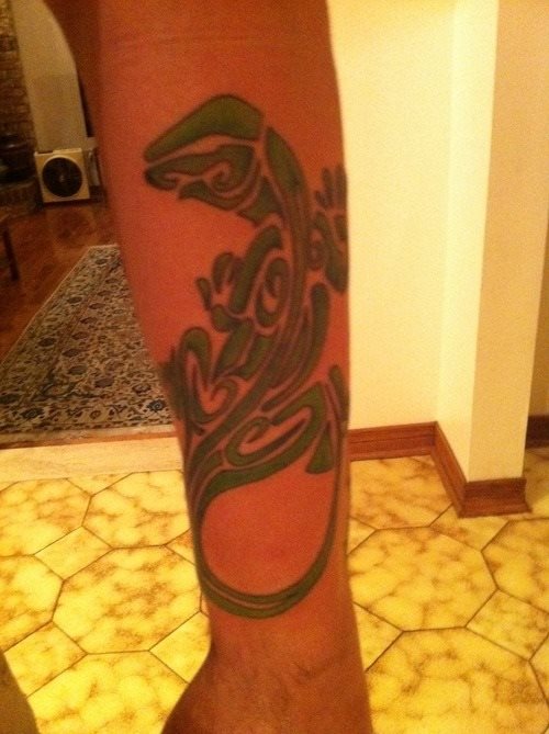 leguan tattoo 10