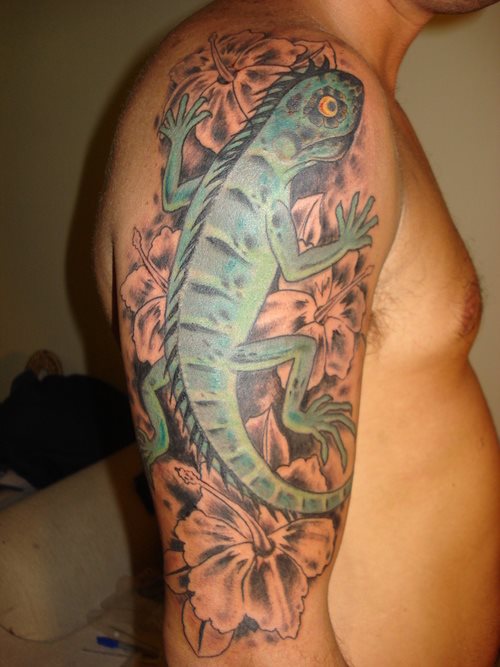 leguan tattoo 23