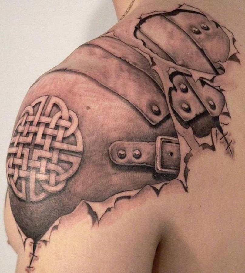Totenkopf männer tattoos arm Sleeve Tattoo: