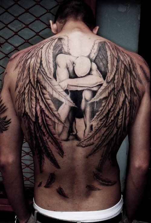 Motive mann rücken tattoo Tattoo Taube